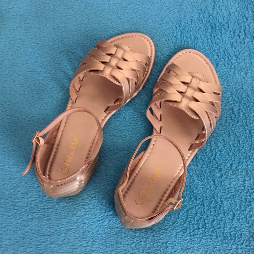 Gold Sandals
